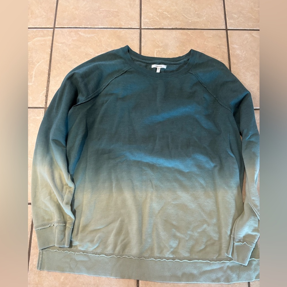 Green‎ Ombre -Tie  dye Sweatshirt-5/$25